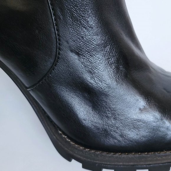 Coach Thelma Stiletto Black Mid-Calf Leather Boot Sz 10 - Picture 12 of 14